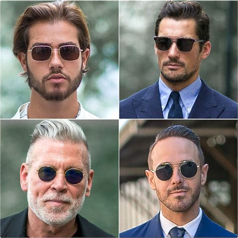 sunglasses for oblong face men.